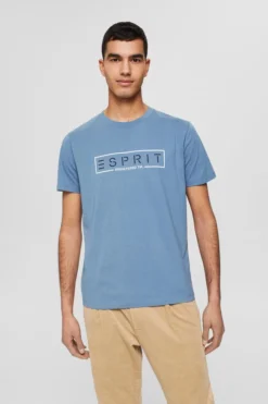 ESPRIT Jersey-T-Shirt Mit Logo-Print