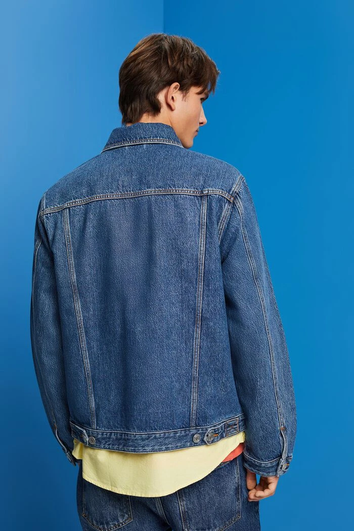 ESPRIT Jeansjacke Aus Nachhaltiger Baumwolle 4 ESPRIT Jeansjacke Aus Nachhaltiger Baumwolle – Bild 4
