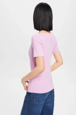 ESPRIT Jersey-T-Shirt Mit Strasslogo -Esprit Geschäft 013EE1K341 560 11