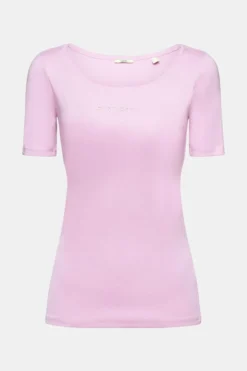 ESPRIT Jersey-T-Shirt Mit Strasslogo -Esprit Geschäft 013EE1K341 560 20