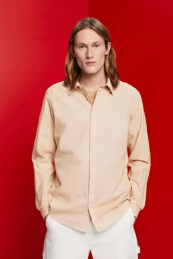 ESPRIT Gestreiftes Hemd Aus Nachhaltiger Baumwolle