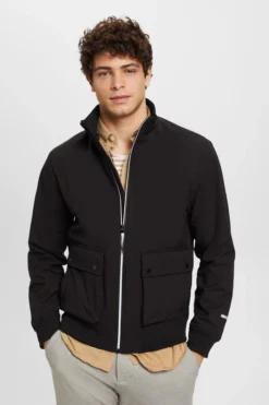 ESPRIT Herringbone-Softshelljacke