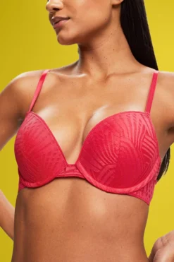 ESPRIT Wattierter Bügel-BH Mit Saisonaler Spitze -Esprit Geschäft 013EF1T324 660 16