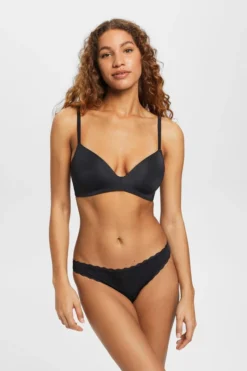 ESPRIT Wattierter, Bügelloser BH Mit Grafischer Spitze