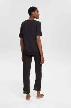ESPRIT Pyjama-Set Mit Spitze, LENZING™ ECOVERO™ -Esprit Geschäft 013ER1Y325 001 11