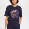 ESPRIT T-Shirt Mit Blumen-Print