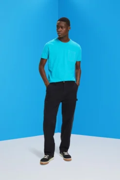 ESPRIT Baumwoll-T-Shirt Mit Brusttasche -Esprit Geschäft 023EE2K306 380 15