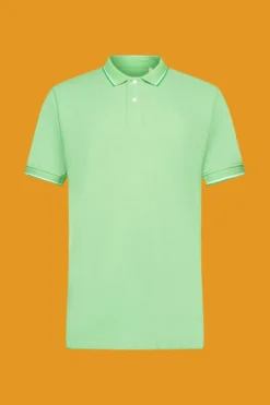 ESPRIT Pikee-Poloshirt Mit Streifendetails 13 ESPRIT Pikee-Poloshirt Mit Streifendetails -Esprit Geschäft 023EE2K316 314 20