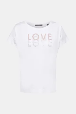 ESPRIT Jersey-T-Shirt Mit Applikation -Esprit Geschäft 023EO1K312 101 20