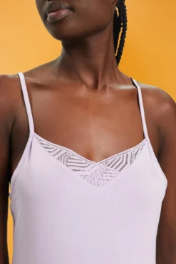 ESPRIT Jersey-Chemise Mit Spitzenbesatz 8 ESPRIT Jersey-Chemise Mit Spitzenbesatz -Esprit Geschäft 023ER1Y306 505 16