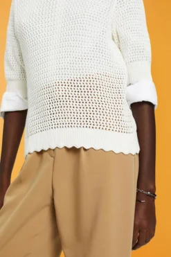 ESPRIT Mesh-Oberteil Aus Nachhaltiger Baumwolle -Esprit Geschäft 033CC1I308 110 16