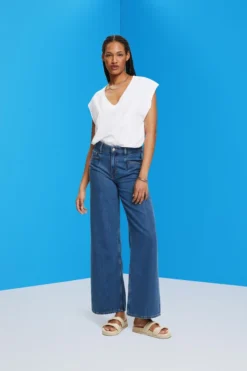 ESPRIT Ärmelloses Baumwolltop Mit V-Ausschnitt 11 ESPRIT Ärmelloses Baumwolltop Mit V-Ausschnitt -Esprit Geschäft 033CC1K334 100 15