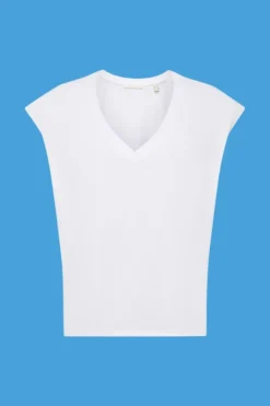 ESPRIT Ärmelloses Baumwolltop Mit V-Ausschnitt 13 ESPRIT Ärmelloses Baumwolltop Mit V-Ausschnitt -Esprit Geschäft 033CC1K334 100 20