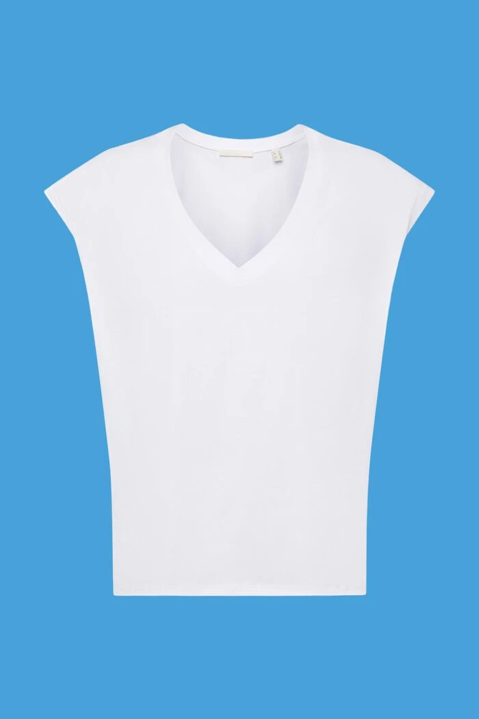 ESPRIT Ärmelloses Baumwolltop Mit V-Ausschnitt 7 ESPRIT Ärmelloses Baumwolltop Mit V-Ausschnitt – Bild 7