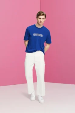 ESPRIT T-Shirt Mit Logo-Print In Lockerer Passform -Esprit Geschäft 033CC2K302 415 15