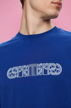 ESPRIT T-Shirt Mit Logo-Print In Lockerer Passform -Esprit Geschäft 033CC2K302 415 16