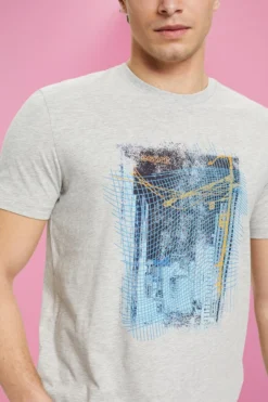 ESPRIT Print-T-Shirt Aus Nachhaltiger Baumwolle -Esprit Geschäft 033CC2K317 044 16