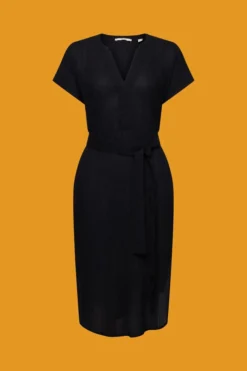 ESPRIT Midikleid In Knitteroptik Mit Gürtel -Esprit Geschäft 033EE1E304 004 20