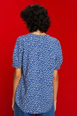ESPRIT Florale Bluse Mit V-Ausschnitt -Esprit Geschäft 033EE1F333 418 11