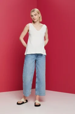 ESPRIT Tanktop Mit V-Ausschnitt -Esprit Geschäft 033EE1K332 056 15
