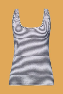 ESPRIT Gestreiftes Tanktop Aus Baumwolle -Esprit Geschäft 033EE1K343 402 20