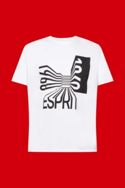 ESPRIT Baumwoll-T-Shirt Mit Print -Esprit Geschäft 033EE2K303 100 20