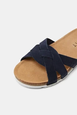 ESPRIT Slide-Sandalen Aus Wildleder -Esprit Geschäft 033EK1W304 400 36