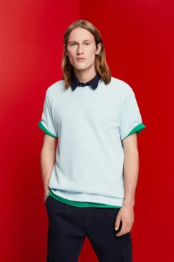 ESPRIT Geripptes T-Shirt