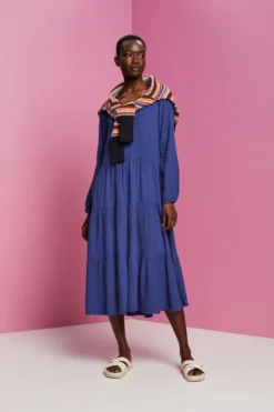 ESPRIT Seersucker-Strandkleid -Esprit Geschäft 033ER1A302 415 14