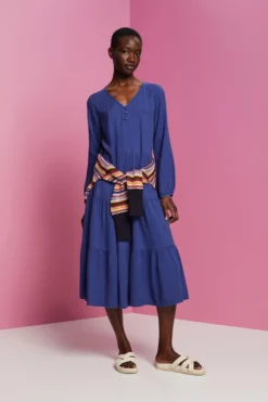 ESPRIT Seersucker-Strandkleid -Esprit Geschäft 033ER1A302 415 15