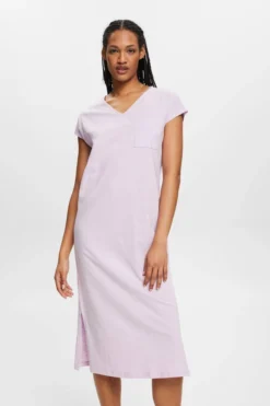 ESPRIT Nachthemd Aus Neppy-Baumwolle