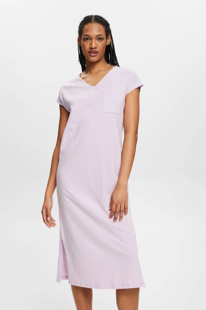 ESPRIT Nachthemd Aus Neppy-Baumwolle 1 ESPRIT Nachthemd Aus Neppy-Baumwolle