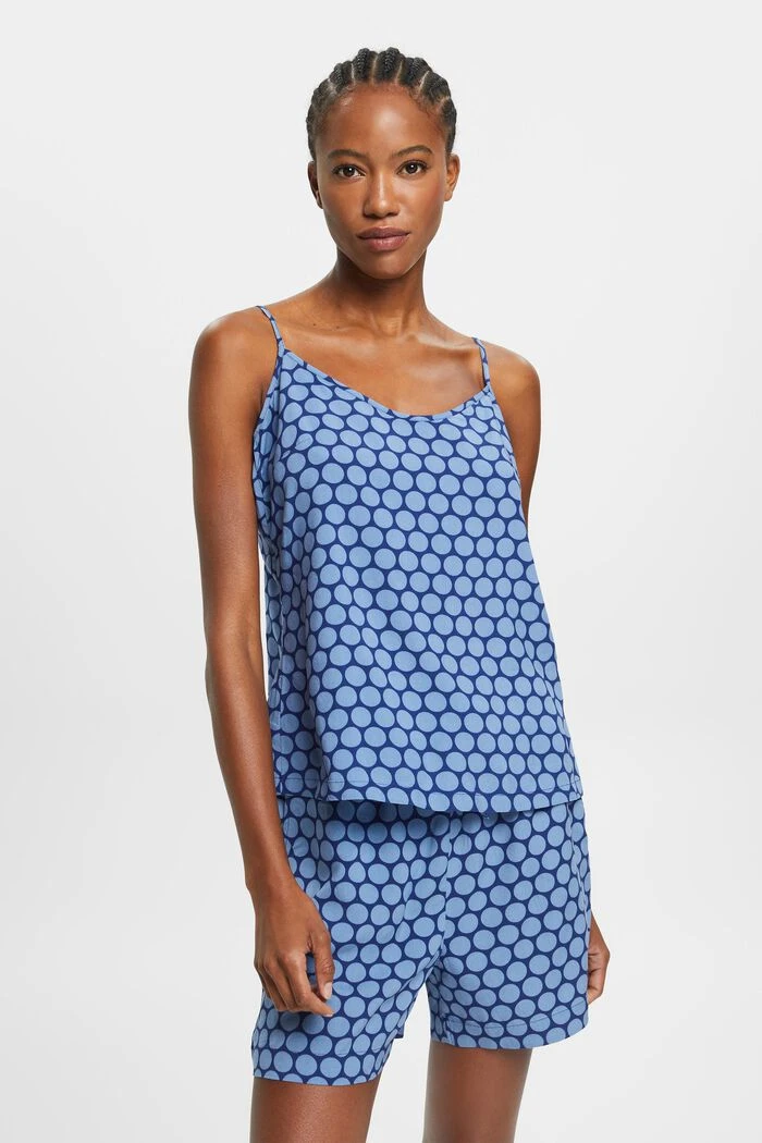 ESPRIT Kurzer Pyjama Mit Pünktchenprint 1 ESPRIT Kurzer Pyjama Mit Pünktchenprint