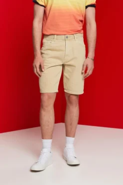 ESPRIT Shorts Aus Coloured Denim