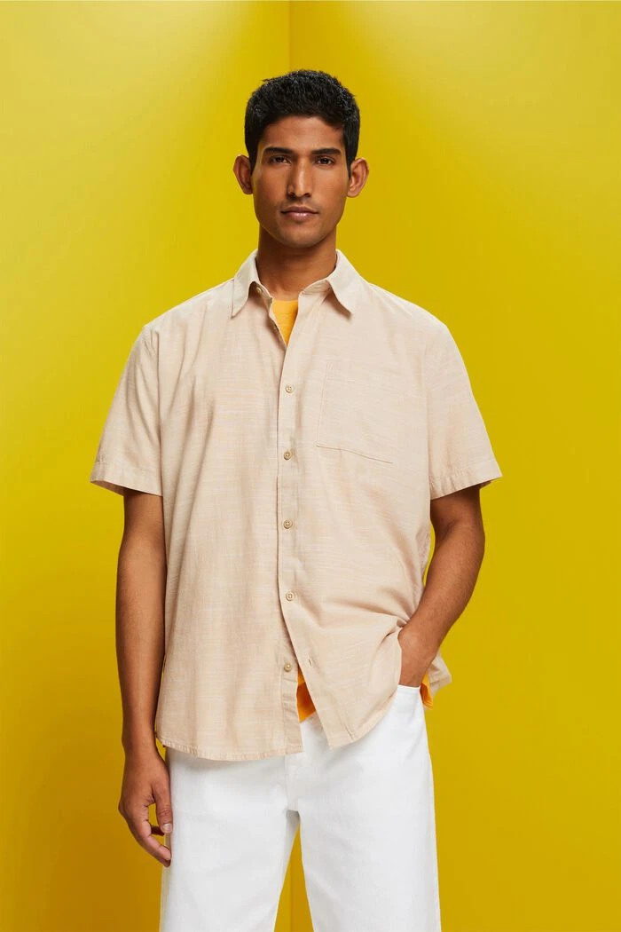 ESPRIT Kurzarmhemd, 100 % Baumwolle 1 ESPRIT Kurzarmhemd, 100 % Baumwolle