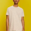 ESPRIT Gestreiftes Jersey T-Shirt, 100 % Baumwolle