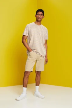 ESPRIT Gestreiftes Jersey T-Shirt, 100 % Baumwolle -Esprit Geschäft 043CC2K312 287 15