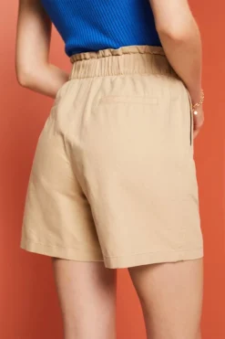 ESPRIT Shorts Mit Bindegürtel, Baumwoll-Leinenmix 11 ESPRIT Shorts Mit Bindegürtel, Baumwoll-Leinenmix -Esprit Geschäft 043EE1C310 285 18
