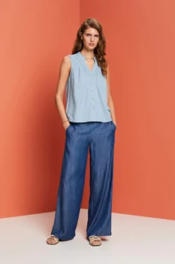 ESPRIT Ärmellose Bluse -Esprit Geschäft 043EE1F313 445 15