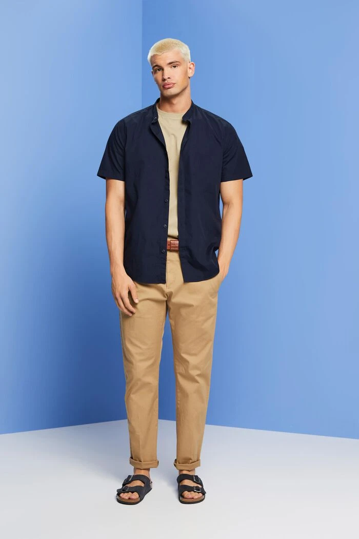 ESPRIT Baumwollhemd Mit Stehkragen 2 ESPRIT Baumwollhemd Mit Stehkragen – Bild 2