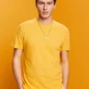 ESPRIT Rundhals-T-Shirt, Baumwoll-Leinenmix