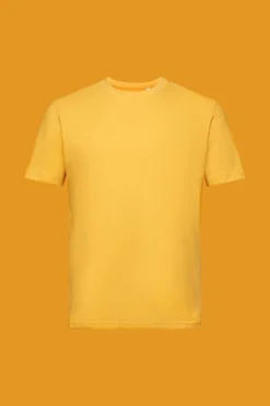 ESPRIT Rundhals-T-Shirt, Baumwoll-Leinenmix -Esprit Geschäft 043EE2K312 730 20