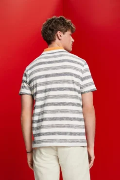 ESPRIT Gestreiftes T-Shirt, 100 % Baumwolle -Esprit Geschäft 043EE2K325 058 11