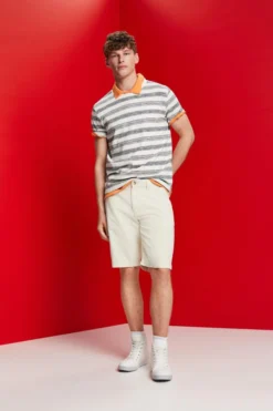 ESPRIT Gestreiftes T-Shirt, 100 % Baumwolle -Esprit Geschäft 043EE2K325 058 15