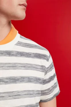ESPRIT Gestreiftes T-Shirt, 100 % Baumwolle -Esprit Geschäft 043EE2K325 058 16