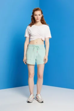 ESPRIT Recycelt: Sport-Sweatshorts 11 ESPRIT Recycelt: Sport-Sweatshorts -Esprit Geschäft 043EI1C306 390 15