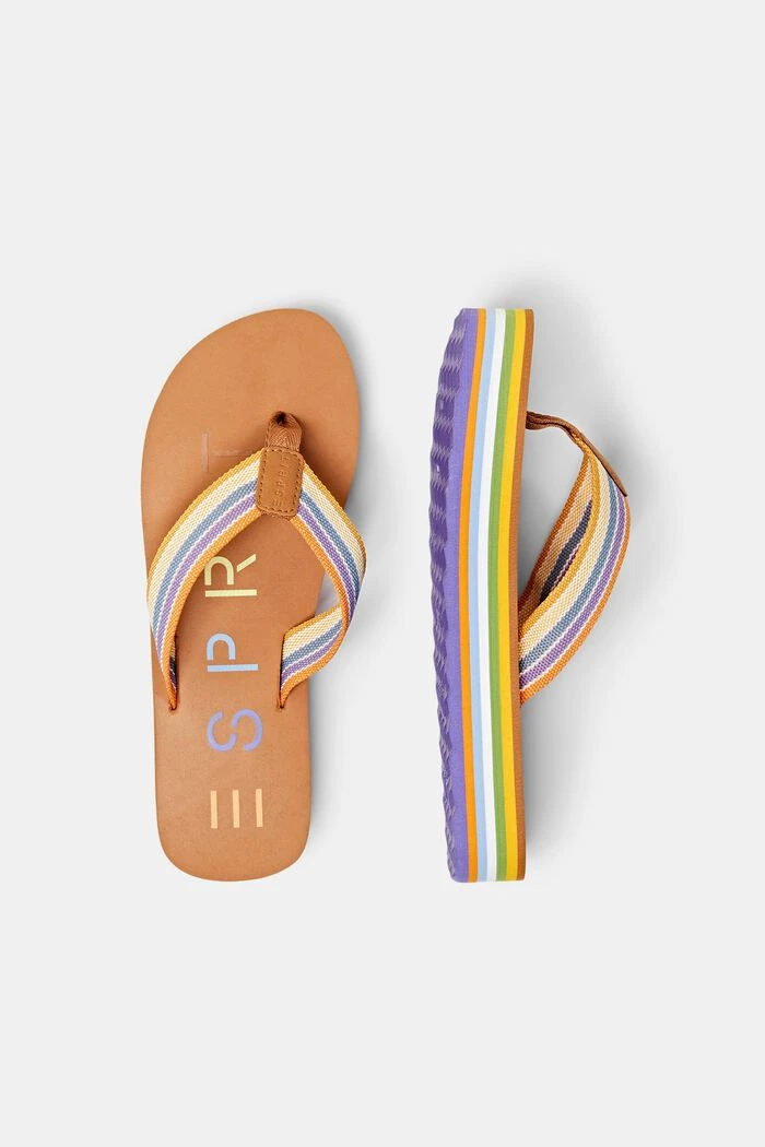 ESPRIT Slip Slops Mit Gestreifter Plateausohle 6 ESPRIT Slip Slops Mit Gestreifter Plateausohle – Bild 6