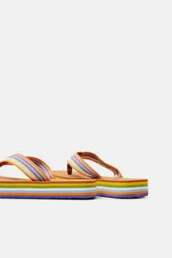 ESPRIT Slip Slops Mit Gestreifter Plateausohle 10 ESPRIT Slip Slops Mit Gestreifter Plateausohle -Esprit Geschäft 043EK1W301 960 33