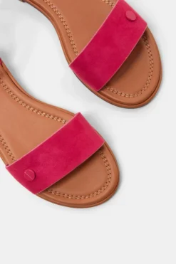 ESPRIT Sandalen Mit Fesselriemen Aus Veganem Wildleder -Esprit Geschäft 043EK1W304 660 36