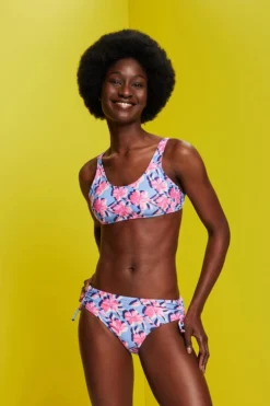 ESPRIT Recycelt: Unwattiertes, Bügelloses Bikinitop